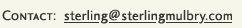 contact: sterling@sterlingmulbry.com